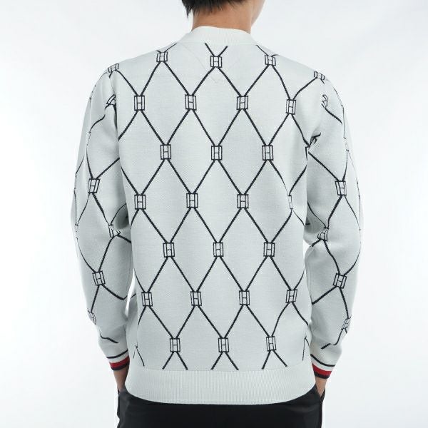 ツアーティー TOUR TEE メンズ メンズ モノグラムジャカード　モックネックセーター THMA480 詳細7