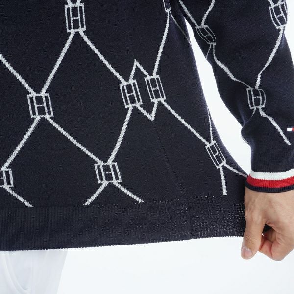 ツアーティー TOUR TEE メンズ メンズ モノグラムジャカード　モックネックセーター THMA480 詳細12