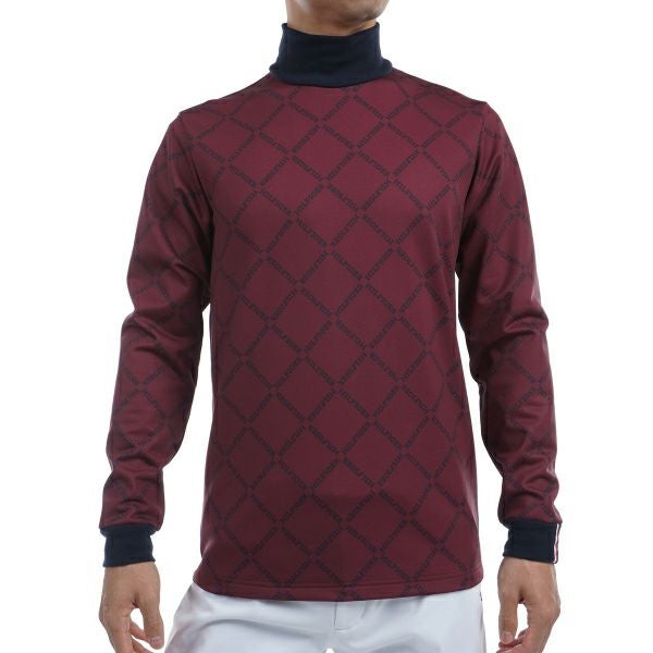 ツアーティー TOUR TEE メンズ メンズ ダイヤロゴプリント　長袖ハイネックシャツ THMA481 詳細3