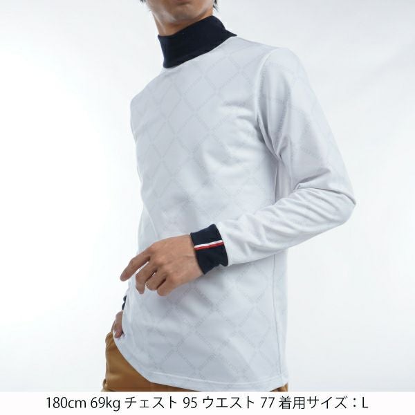 ツアーティー TOUR TEE メンズ メンズ ダイヤロゴプリント　長袖ハイネックシャツ THMA481 詳細6