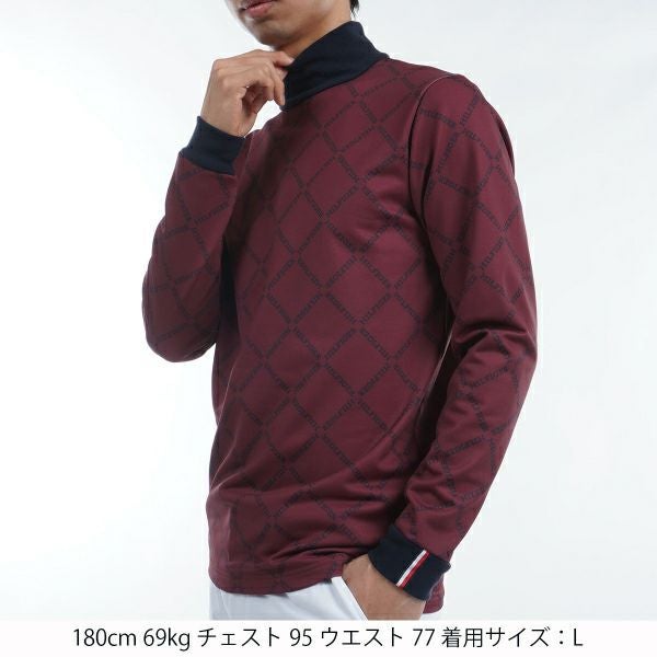 ツアーティー TOUR TEE メンズ メンズ ダイヤロゴプリント　長袖ハイネックシャツ THMA481 詳細8