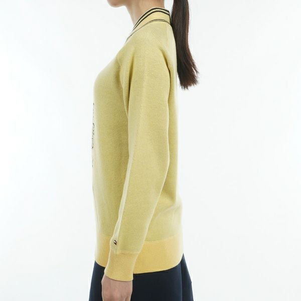 ツアーティー TOUR TEE レディース レディースエンブレムロゴ　Vネックセ－タ－ THLA450 詳細10