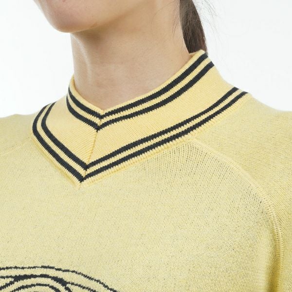 ツアーティー TOUR TEE レディース レディースエンブレムロゴ　Vネックセ－タ－ THLA450 詳細14