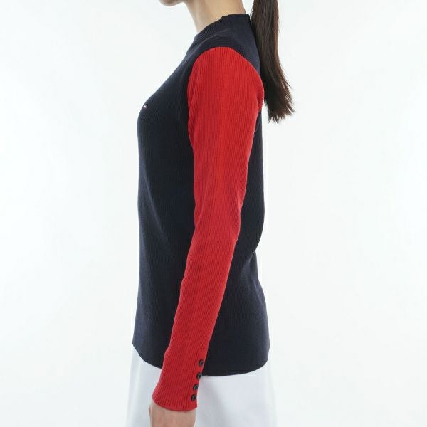 ツアーティー TOUR TEE レディース レディースリブパネルカラ－　ボトルネックセ－タ－ THLA451 詳細10