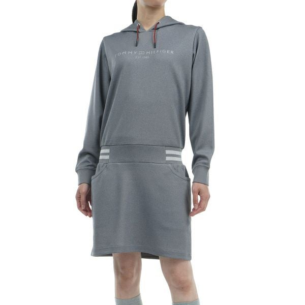 ツアーティー TOUR TEE レディース レディースダンボール  フーディーワンピ－ス THLA464 詳細3