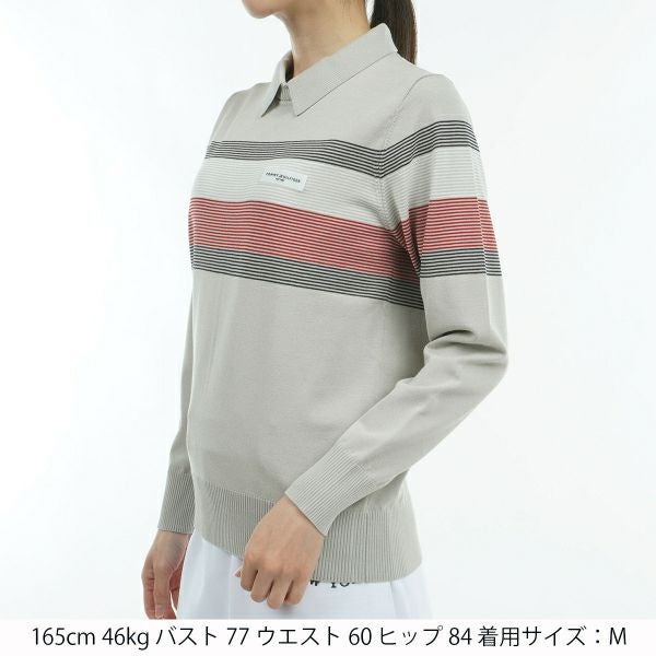 ツアーティー TOUR TEE レディース レディーストリコライン　衿付きセ－タ－ THLA465 詳細6