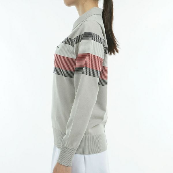 ツアーティー TOUR TEE レディース レディーストリコライン　衿付きセ－タ－ THLA465 詳細16