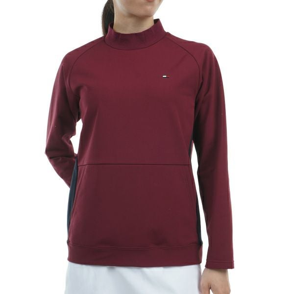 ツアーティー TOUR TEE レディース レディースストレッチウォ－ム　LSモックシャツ THLA472 詳細1