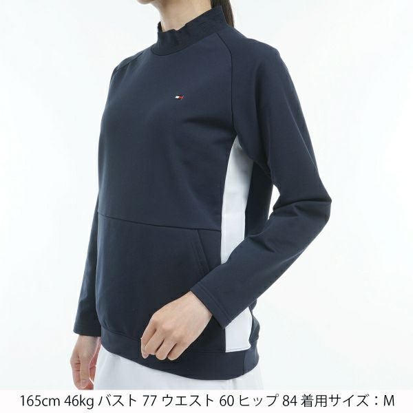 ツアーティー TOUR TEE レディース レディースストレッチウォ－ム　LSモックシャツ THLA472 詳細11