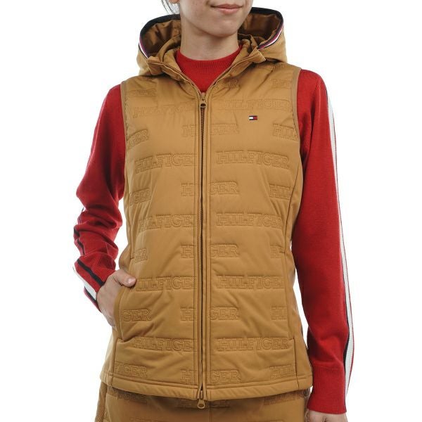 ツアーティー TOUR TEE レディース レディースロゴ　キルトパテッド　ベスト THLA473 詳細1