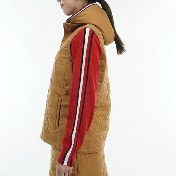 ツアーティー TOUR TEE レディース レディースロゴ　キルトパテッド　ベスト THLA473 詳細10