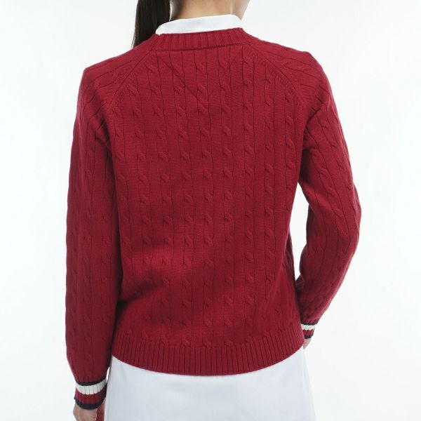 ツアーティー TOUR TEE レディース レディースケ－ブル　クル－ネックセーター THLA478 詳細13