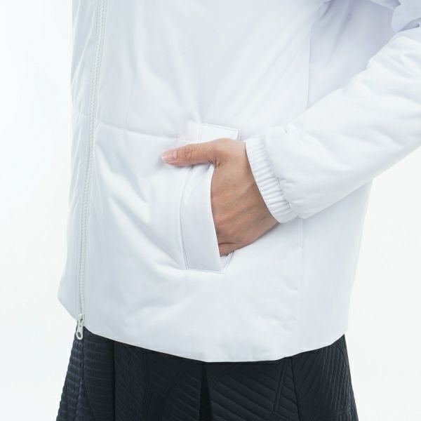 ツアーティー TOUR TEE レディース レディースコーティングニット　パテッドジャケット THLA484 詳細9