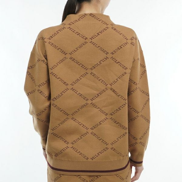 ツアーティー TOUR TEE レディース レディースモノグラムジャガ－ド　ボトルネックセーター THLA485 詳細7