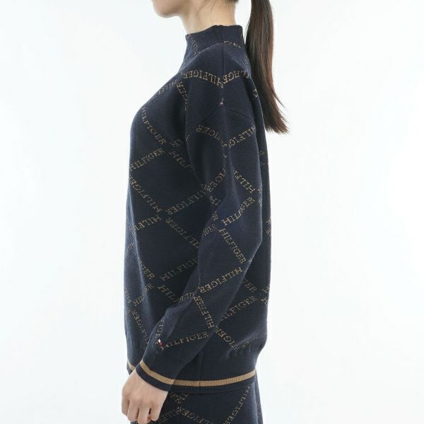 ツアーティー TOUR TEE レディース レディースモノグラムジャガ－ド　ボトルネックセーター THLA485 詳細10