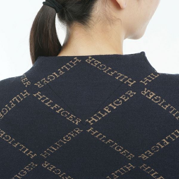 ツアーティー TOUR TEE レディース レディースモノグラムジャガ－ド　ボトルネックセーター THLA485 詳細13