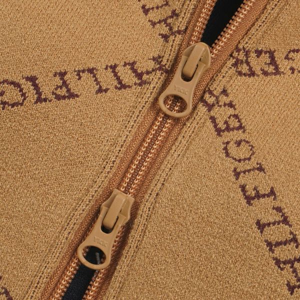 ツアーティー TOUR TEE レディース レディースモノグラムジャカ－ド　ファートリム　ニットベスト THLA487 詳細16