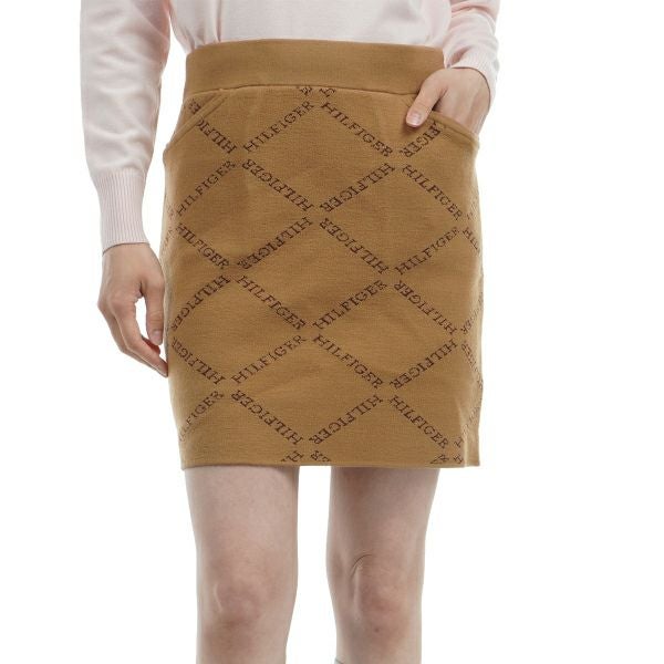 ツアーティー TOUR TEE レディース レディースモノグラムジャカ－ド　ニットスカ－ト THLA488 詳細1