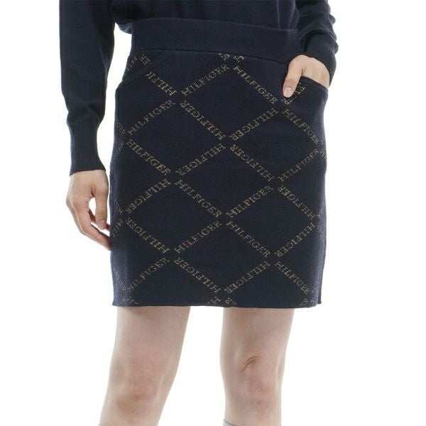 ツアーティー TOUR TEE レディース レディースモノグラムジャカ－ド　ニットスカ－ト THLA488 詳細2