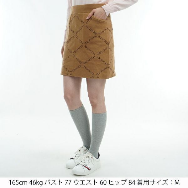 ツアーティー TOUR TEE レディース レディースモノグラムジャカ－ド　ニットスカ－ト THLA488 詳細4