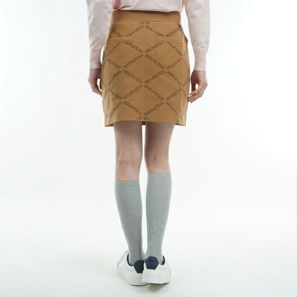 ツアーティー TOUR TEE レディース レディースモノグラムジャカ－ド　ニットスカ－ト THLA488 詳細5