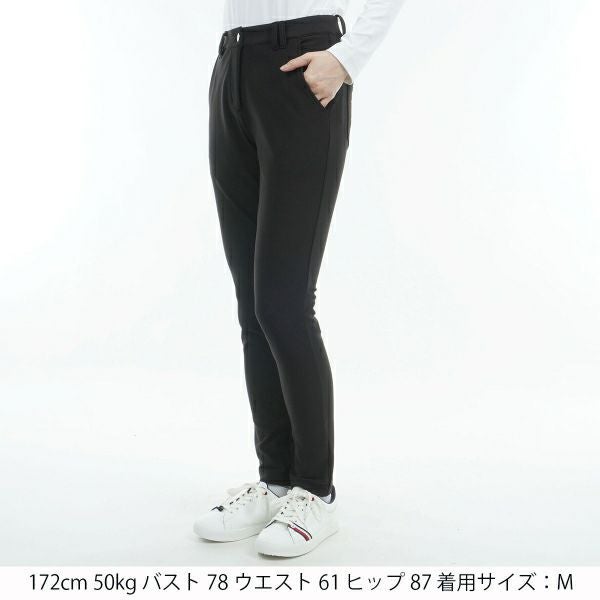 ツアーティー TOUR TEE レディース レディースウォ-ムストレッチ　裏起毛スリムパンツ THLA489 詳細9