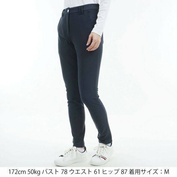 ツアーティー TOUR TEE レディース レディースウォ-ムストレッチ　裏起毛スリムパンツ THLA489 詳細11
