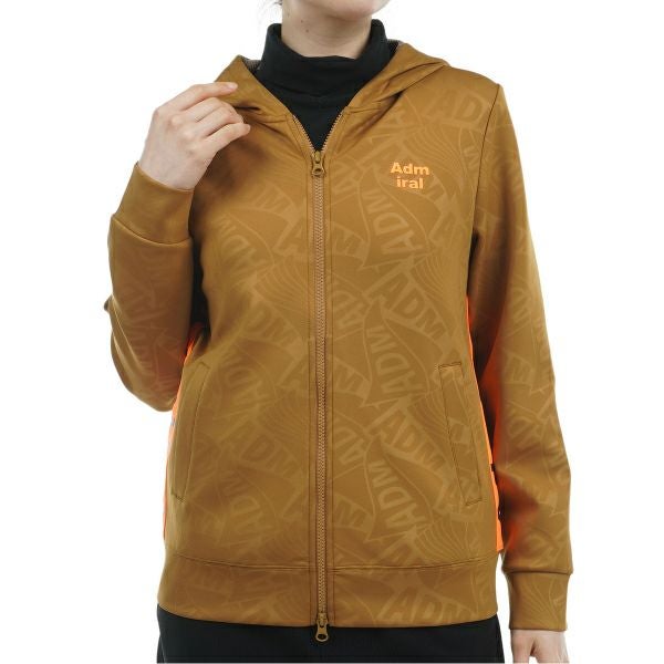 ツアーティー TOUR TEE レディース レディース エンボスロゴ ダンボール フルジップパーカ ADLA467 詳細2