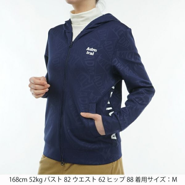 ツアーティー TOUR TEE レディース レディース エンボスロゴ ダンボール フルジップパーカ ADLA467 詳細8