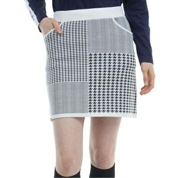 ツアーティー TOUR TEE レディース レディース パターンミックス ニットスカート ADLA473 詳細2