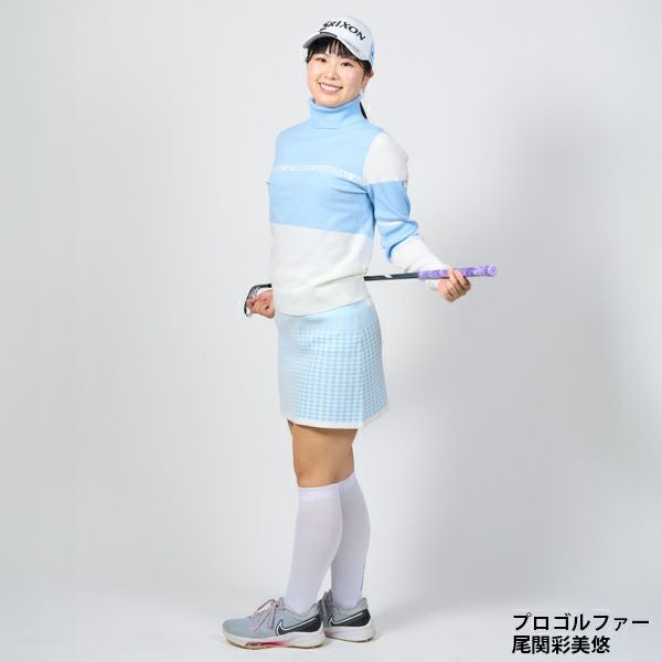 ツアーティー TOUR TEE レディース レディース パターンミックス ニットスカート ADLA473 詳細5