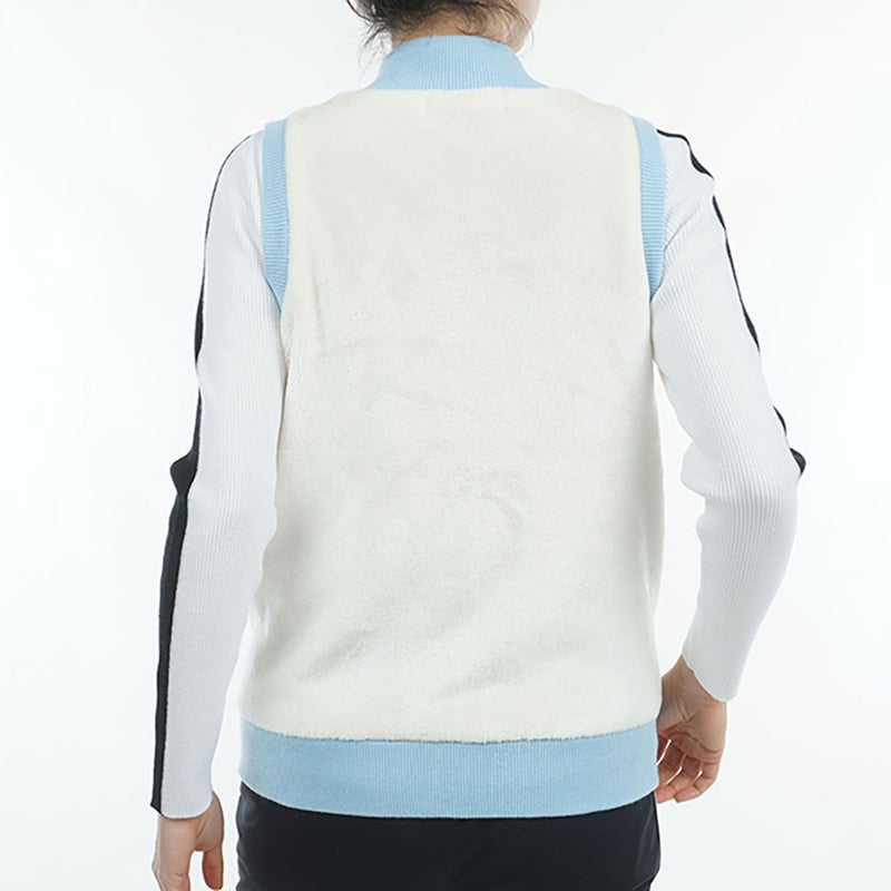 アドミラル ゴルフ Admiral GOLF レディース バックボア フルジップベスト ADLA474 サックス