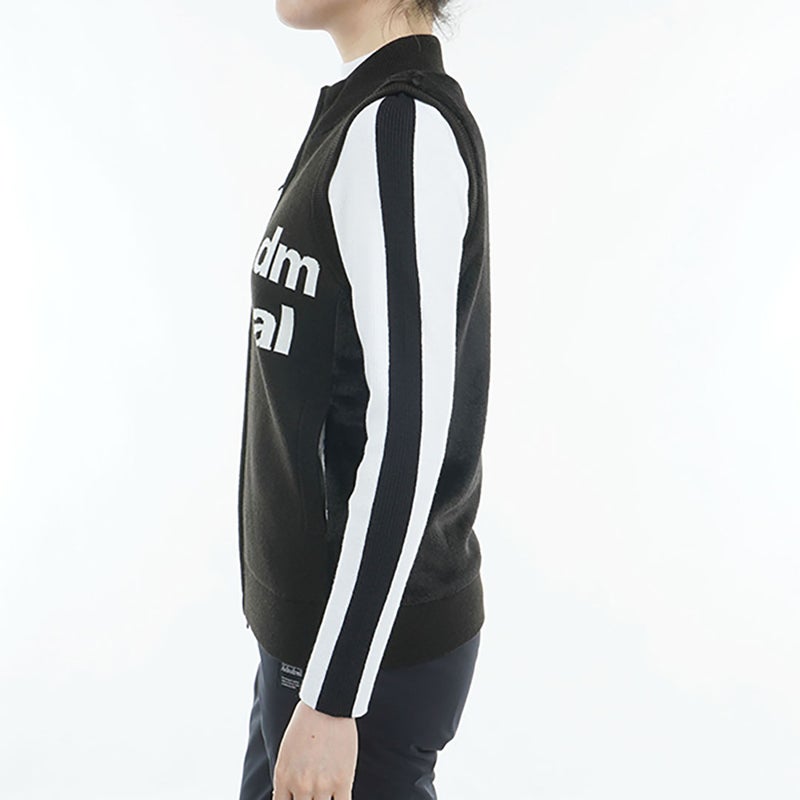 アドミラル ゴルフ Admiral GOLF レディース バックボア フルジップベスト ADLA474 ブラック