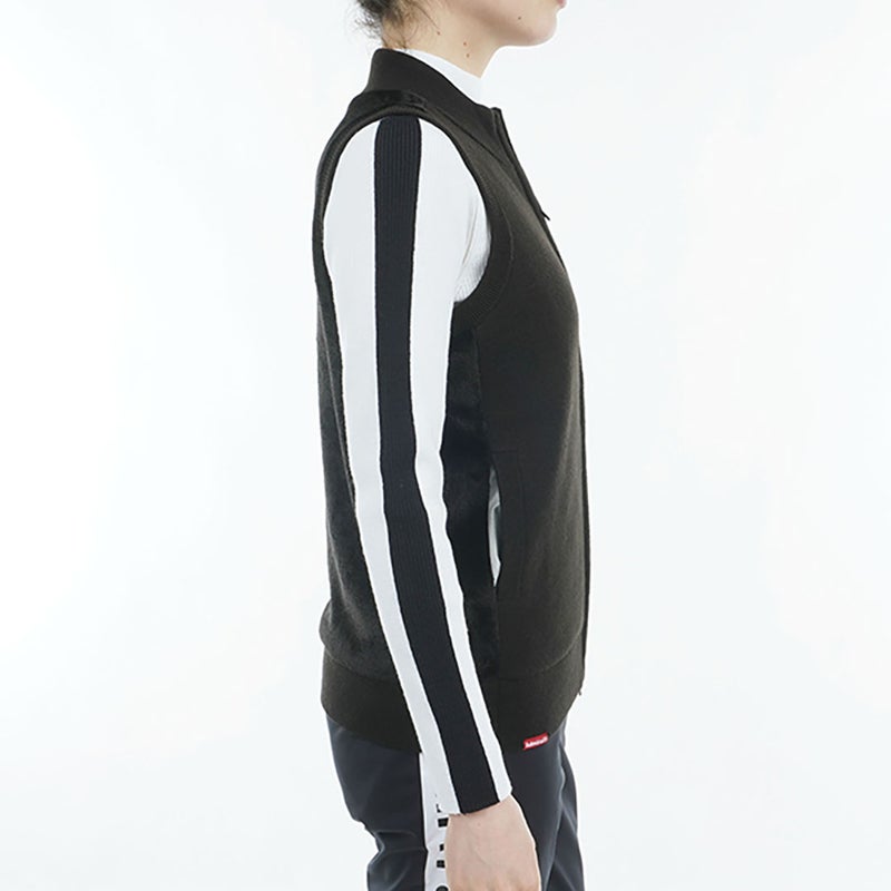 アドミラル ゴルフ Admiral GOLF レディース バックボア フルジップベスト ADLA474 ブラック