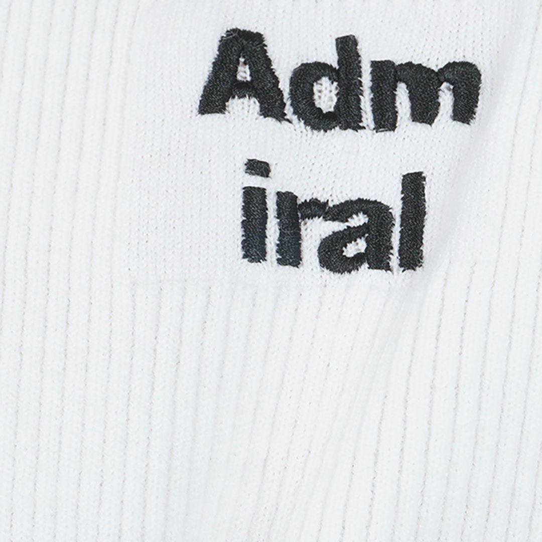 アドミラル ゴルフ Admiral GOLF レディース フロントスリット モックネックリブセーター ADLA476 ホワイト