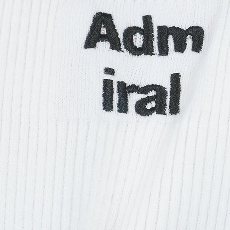 アドミラル ゴルフ Admiral GOLF レディース フロントスリット モックネックリブセーター ADLA476 ホワイト