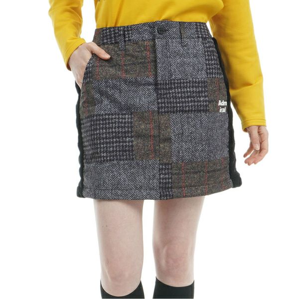 ツアーティー TOUR TEE レディース レディース ボアミックス 中綿スカート ADLA484 詳細1