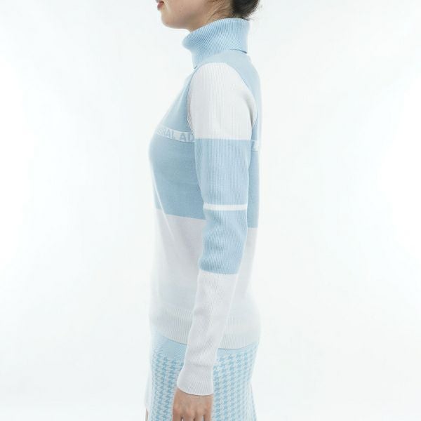 ツアーティー TOUR TEE レディース レディース パネルカラー タートルネックセーター ADLA486 詳細12