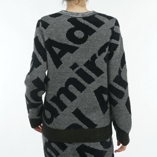 ツアーティー TOUR TEE レディース レディース フェザーロゴ ツイーディークルーセーター ADLA487 詳細7