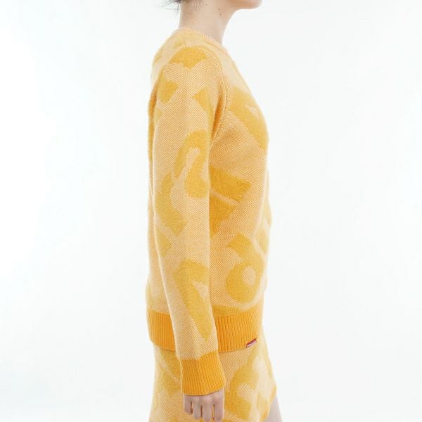 ツアーティー TOUR TEE レディース レディース フェザーロゴ ツイーディークルーセーター ADLA487 詳細11