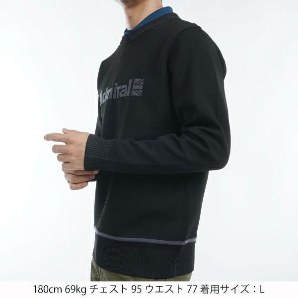 ツアーティー TOUR TEE メンズ メンズ フラッグロゴ クルーネックセーター ADMA452 詳細5