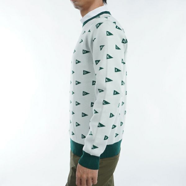 ツアーティー TOUR TEE メンズ メンズ フラッグジャカード クルーセーター ADMA453 詳細10