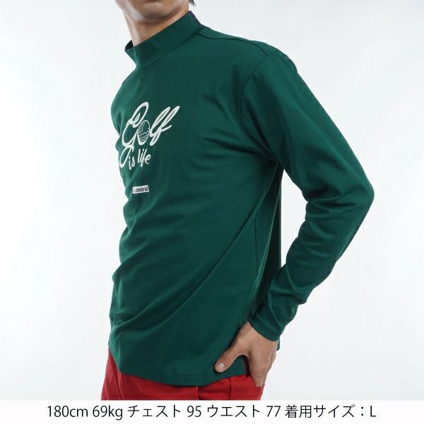 ツアーティー TOUR TEE メンズ メンズ ストレッチロングスリーブ モックネックシャツ ADMA455 詳細14