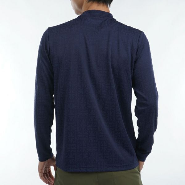 ツアーティー TOUR TEE メンズ メンズ UJジャガード ロングスリーブ モックネックシャツ ADMA456 詳細10