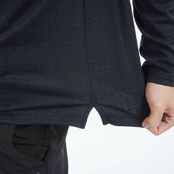 ツアーティー TOUR TEE メンズ メンズ UJジャガード ロングスリーブ モックネックシャツ ADMA456 詳細15