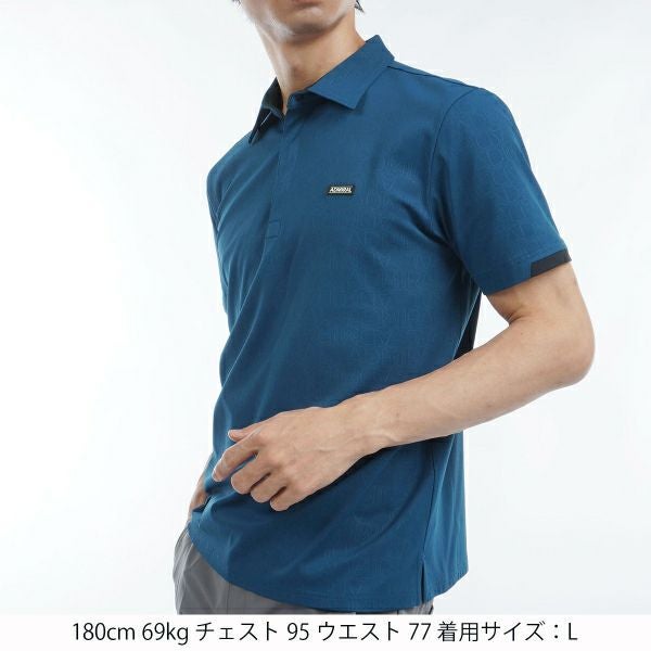 ツアーティー TOUR TEE メンズ メンズ ロゴエンボスストレッチ ショートスリーブシャツ ADMA461 詳細8