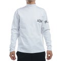ツアーティー TOUR TEE メンズ メンズ ロゴエンボスストレッチ ロングスリーブ モックネックシャツ ADMA463 詳細2