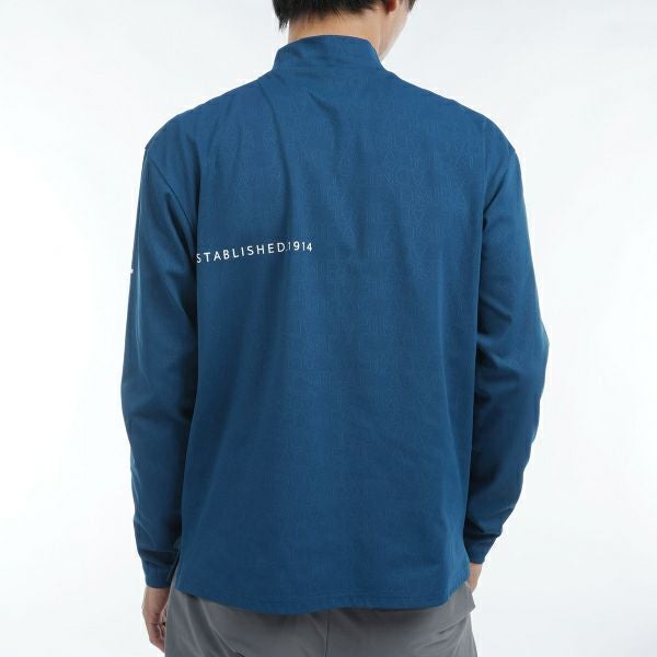 ツアーティー TOUR TEE メンズ メンズ ロゴエンボスストレッチ ロングスリーブ モックネックシャツ ADMA463 詳細5