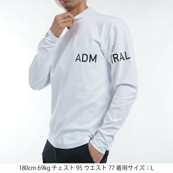 ツアーティー TOUR TEE メンズ メンズ ロゴエンボスストレッチ ロングスリーブ モックネックシャツ ADMA463 詳細6