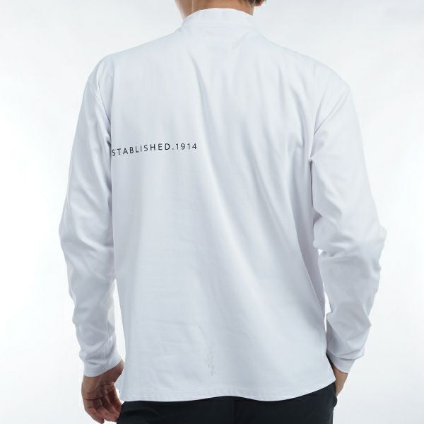 ツアーティー TOUR TEE メンズ メンズ ロゴエンボスストレッチ ロングスリーブ モックネックシャツ ADMA463 詳細7